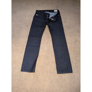 Diesel Safado Jeans Men 31x32 Slim Straight Button Fly Pants Denim Blue $275